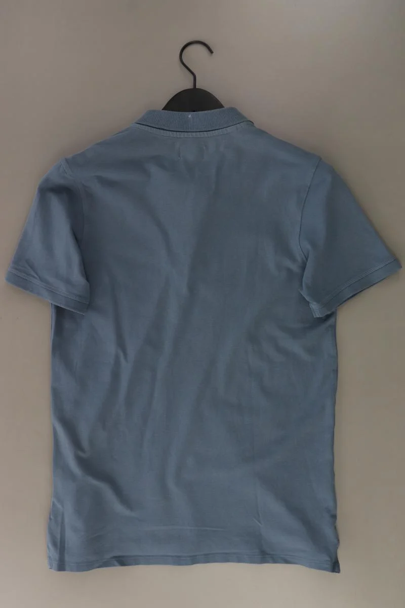 Selected Homme Poloshirt für Herren Gr. L Kurzarm blau aus Baumwolle