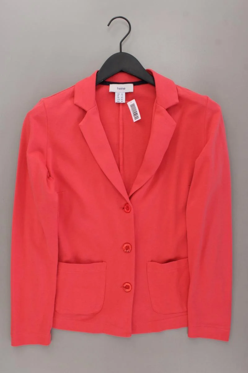 Heine Classic Blazer Gr. 38 rot aus Baumwolle