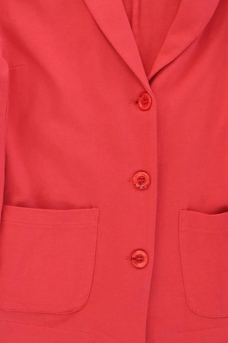 Heine Classic Blazer Gr. 38 rot aus Baumwolle