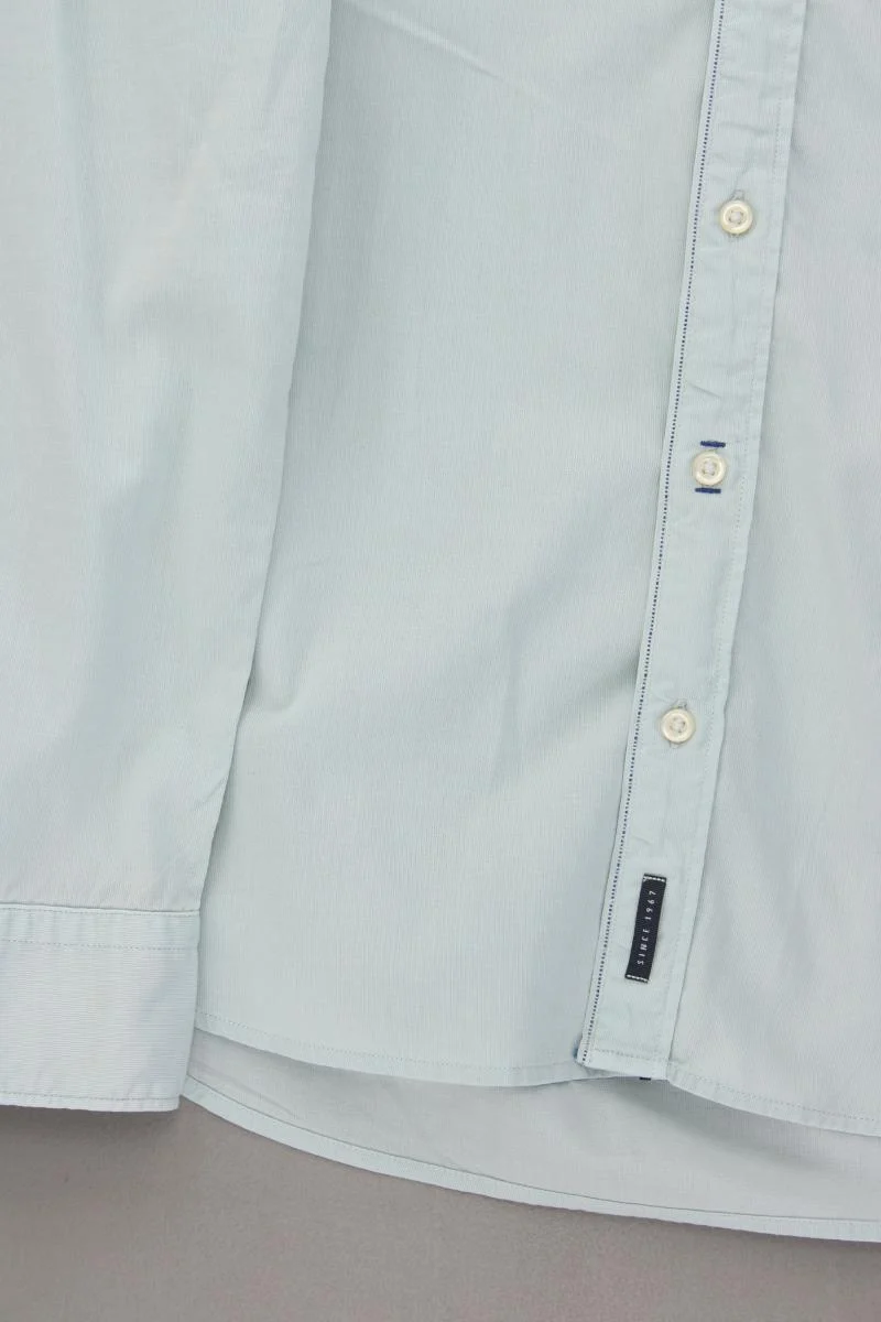 Marc O'Polo Langarmhemd für Herren Gr. Hemdgröße 39/40 blau