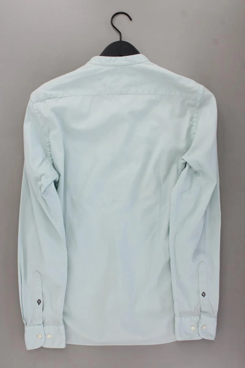 Marc O'Polo Langarmhemd für Herren Gr. Hemdgröße 39/40 blau