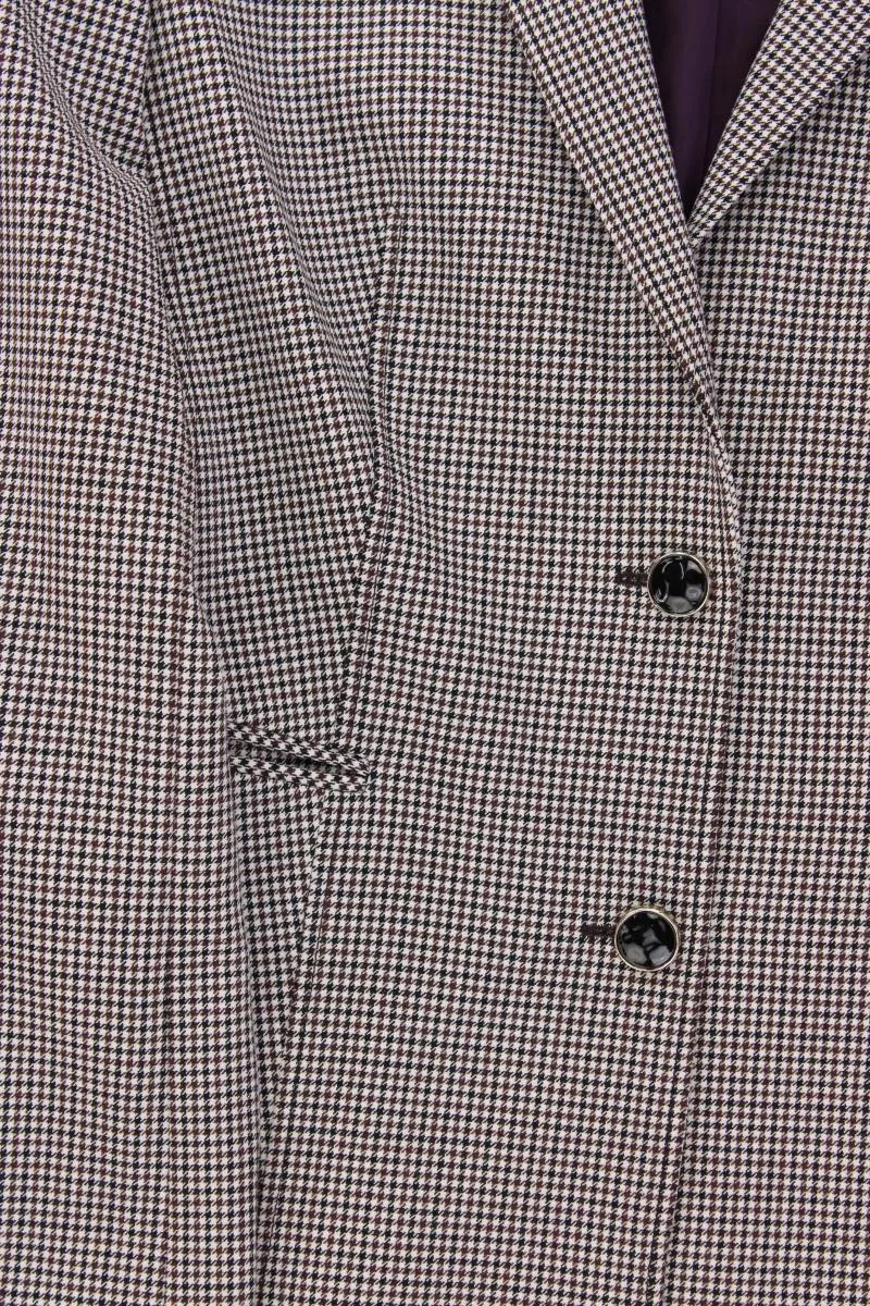 Hugo Boss Wollblazer Gr. 40 hahnentritt grau