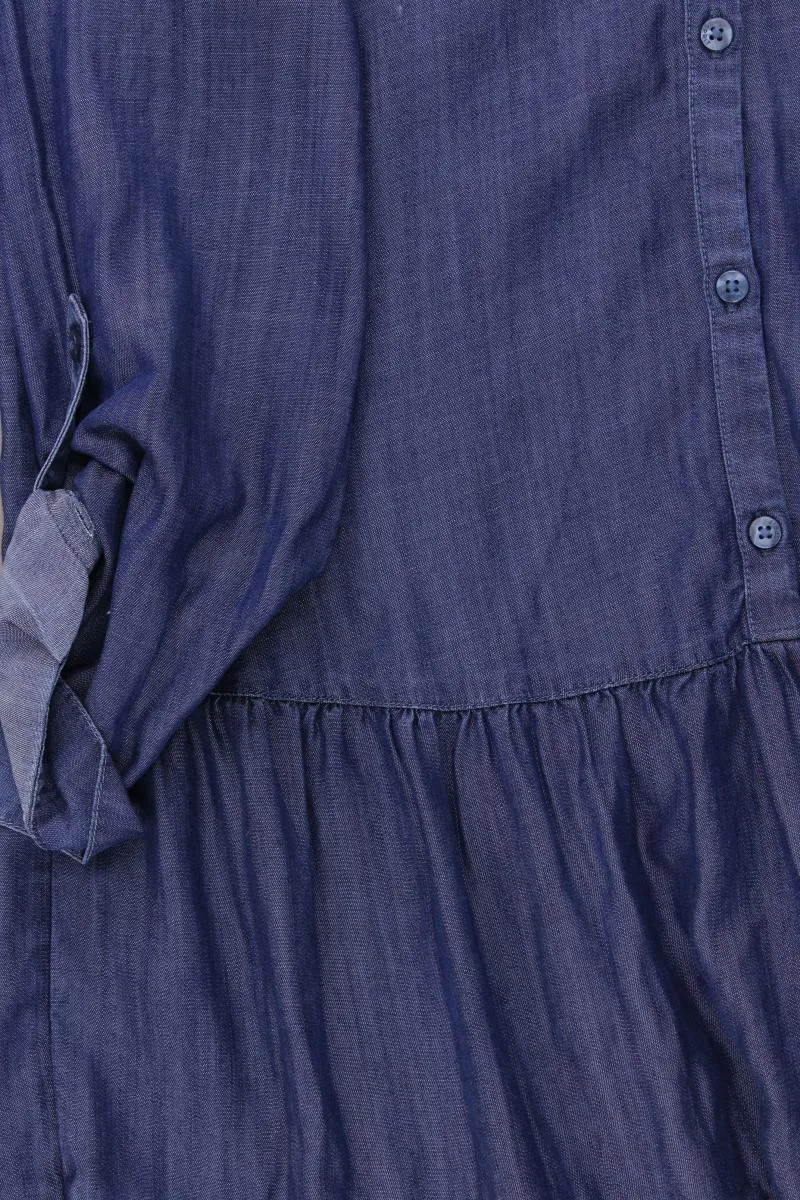 Esprit Langarmkleid Gr. 38 neu mit Etikett Neupreis: 69,99€! blau aus Lyocell