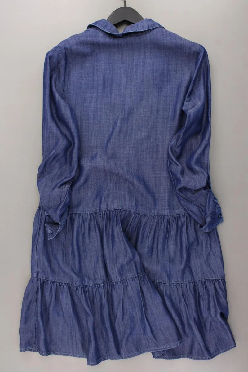 Esprit Langarmkleid Gr. 38 neu mit Etikett Neupreis: 69,99€! blau aus Lyocell