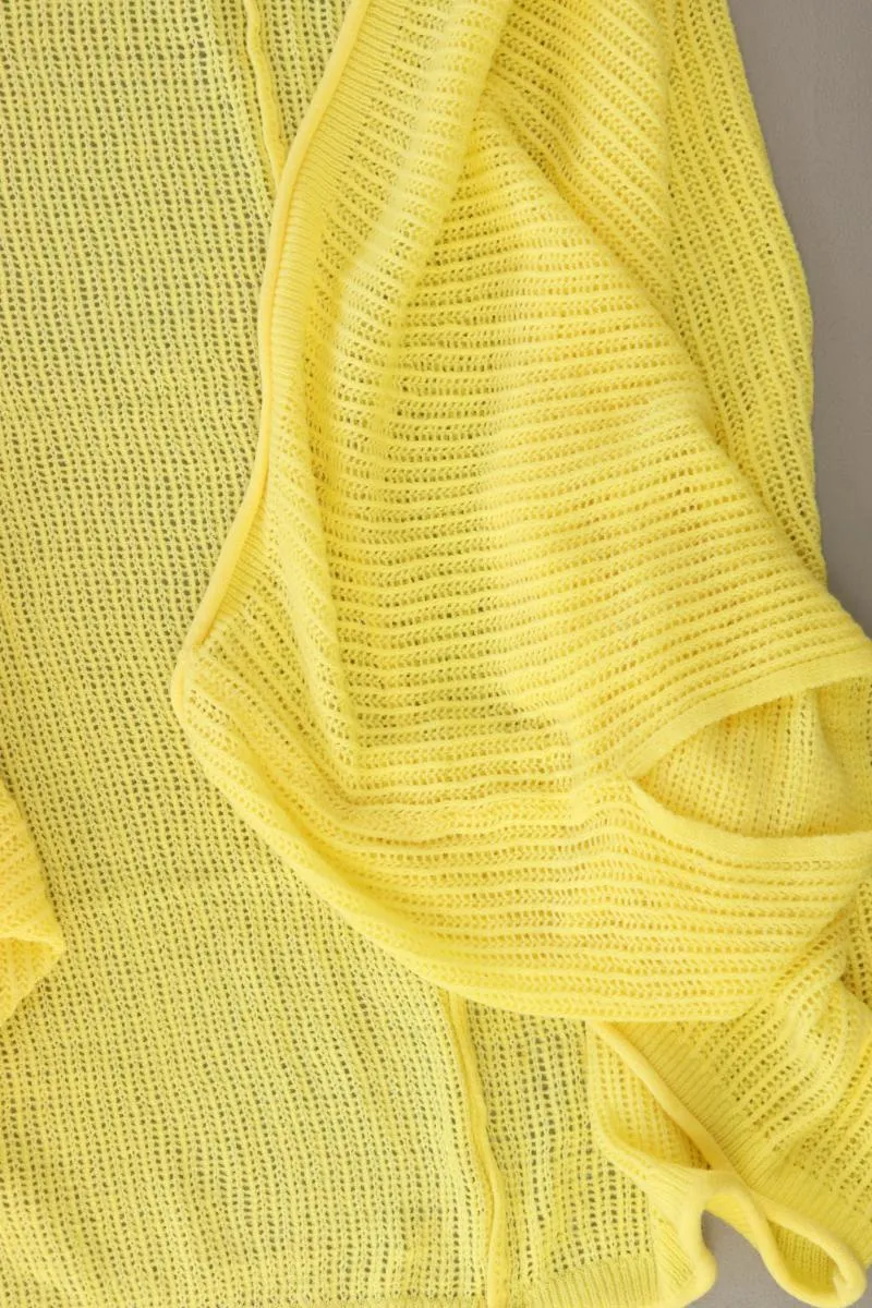 s.Oliver Regular Cardigan Gr. M gelb aus Baumwolle