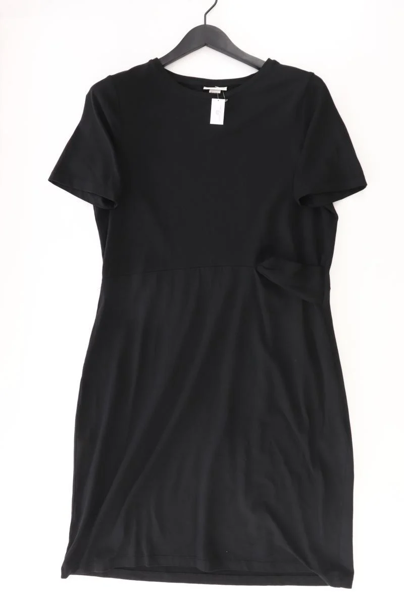 Street One Jerseykleid Gr. 38 Kurzarm schwarz aus Baumwolle