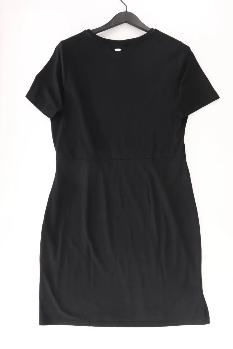 Street One Jerseykleid Gr. 38 Kurzarm schwarz aus Baumwolle