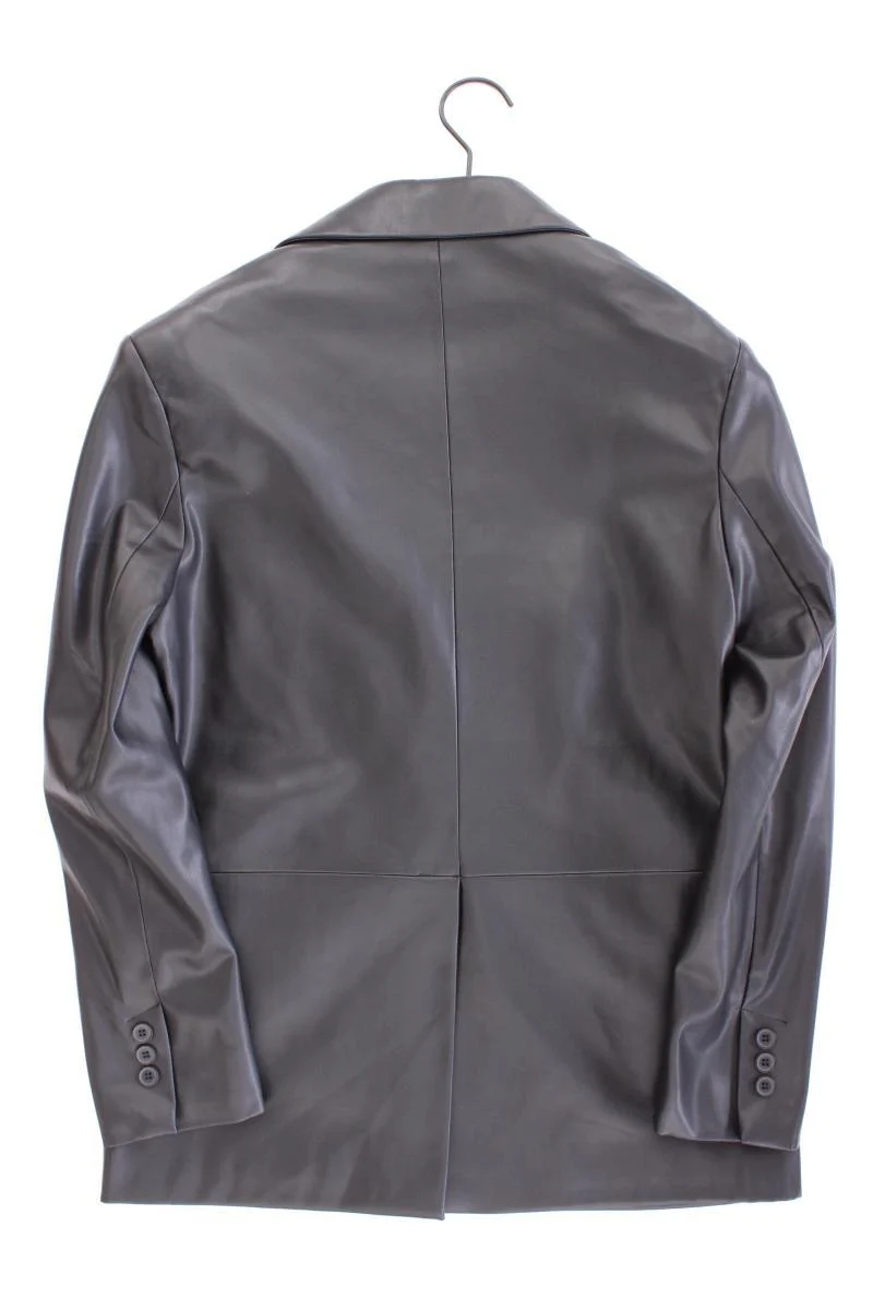 Bershka Longblazer Gr. XS schwarz aus Polyurethan