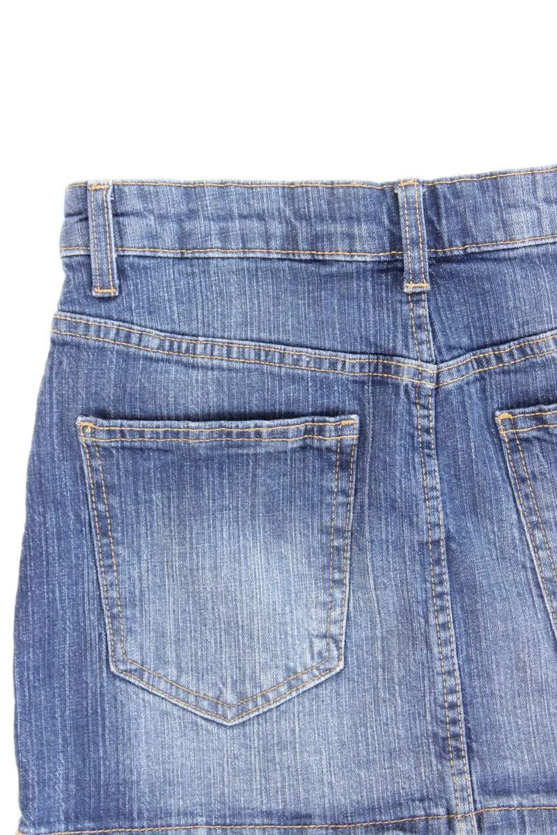 Bershka Jeansrock Gr. 34 blau aus Baumwolle