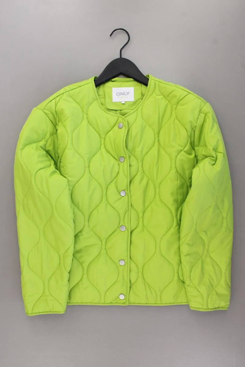 Only Steppjacke Neon Gr. S neuwertig grün aus Polyester