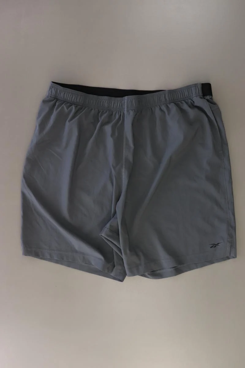 Reebok Shorts für Herren Gr. XXXL grau aus Polyester