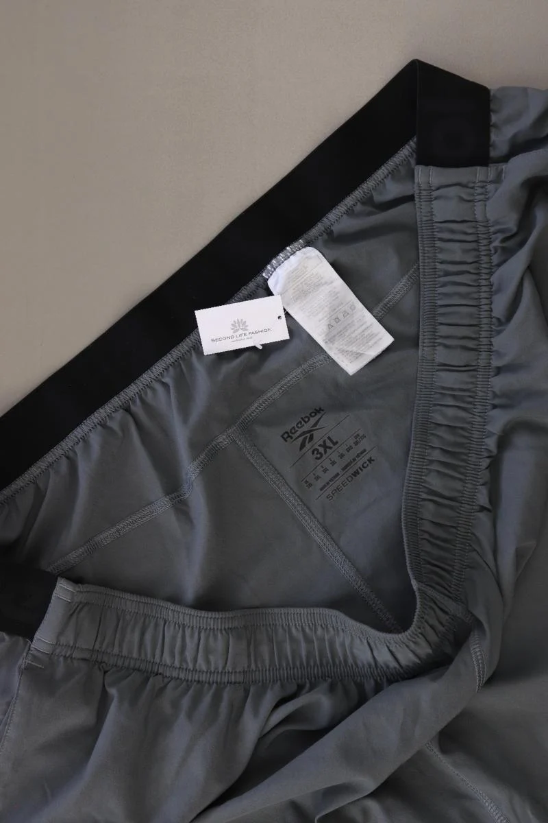 Reebok Shorts für Herren Gr. XXXL grau aus Polyester
