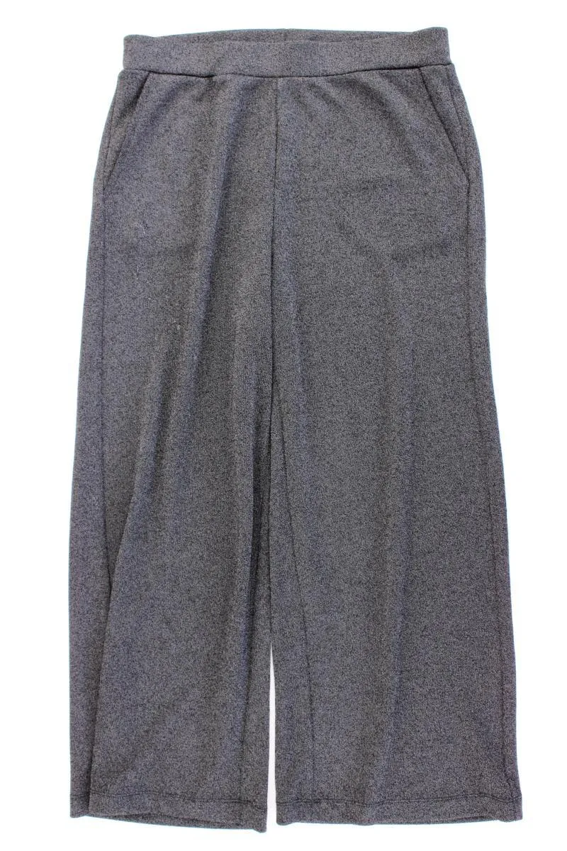 QS by s.Oliver 7/8 Hose Gr. 36 mit Glitzer silber aus Viskose