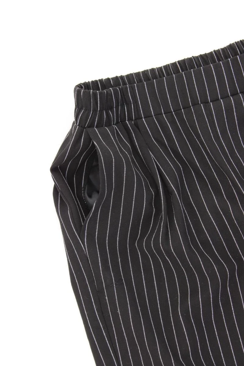 Tally Weijl Stoffhose Gr. 38 gestreift schwarz aus Polyester
