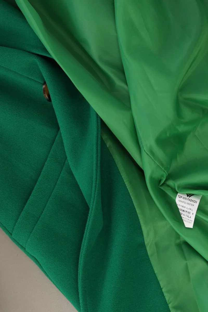 New Collection Mantel Gr. L/XL neuwertig grün aus Polyester