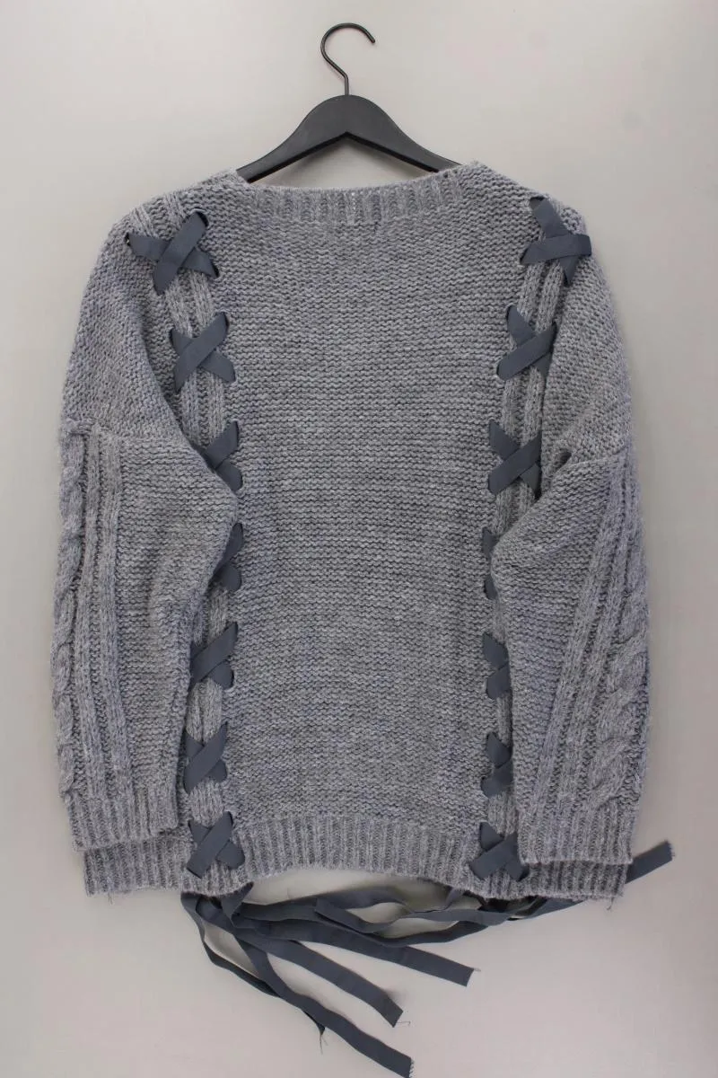 Made in Italy Pullover Gr. OneSize grau aus Polyacryl