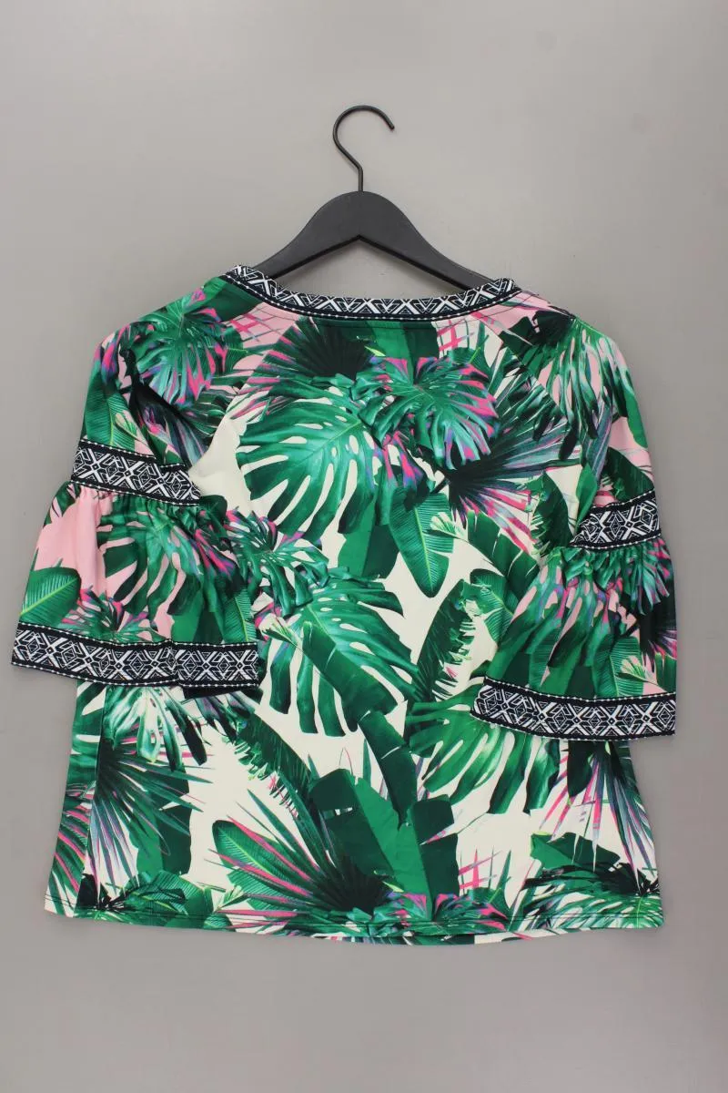 rick cardona Printshirt Gr. 38 neuwertig 3/4 Ärmel grün aus Polyester