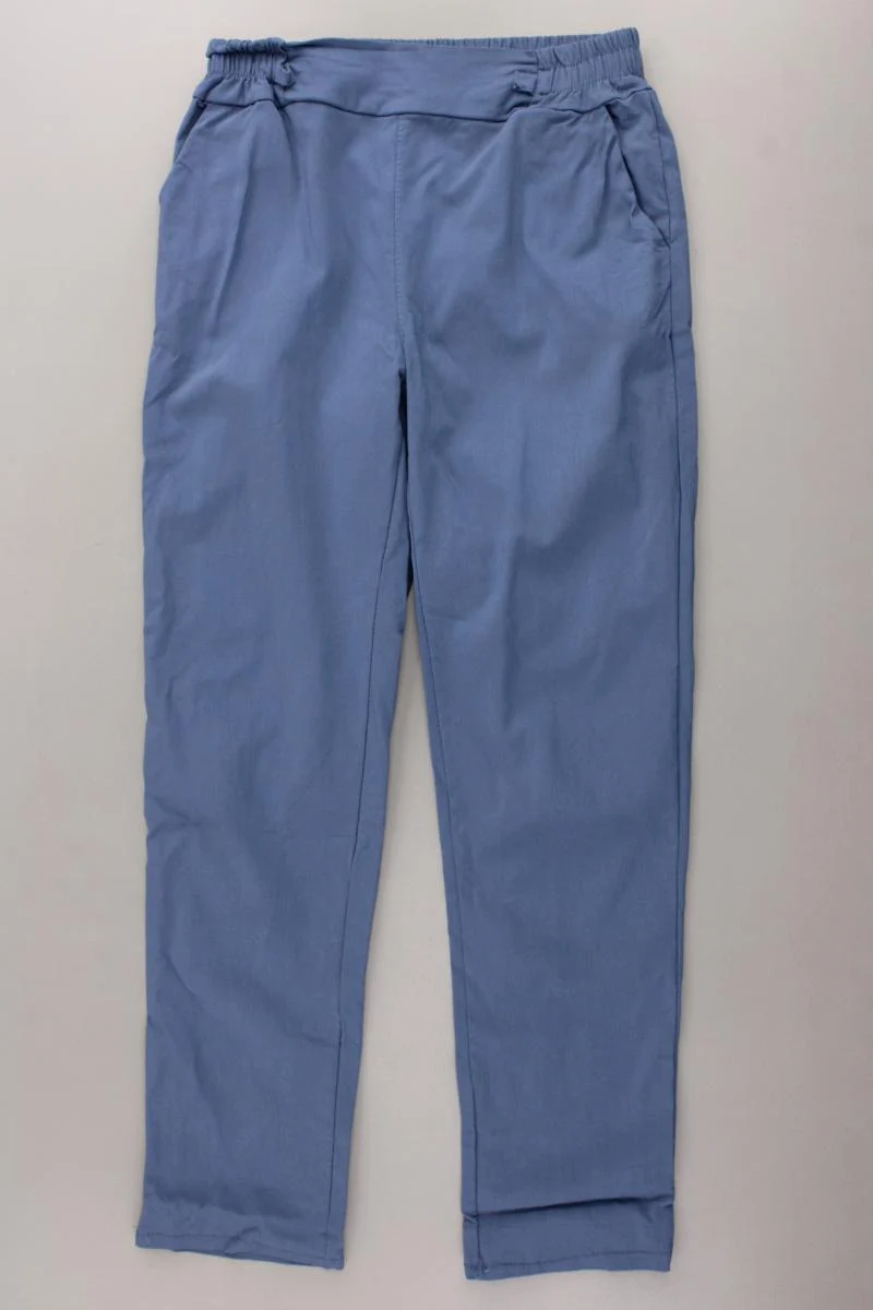 Made in Italy Hose Gr. M blau aus Viskose