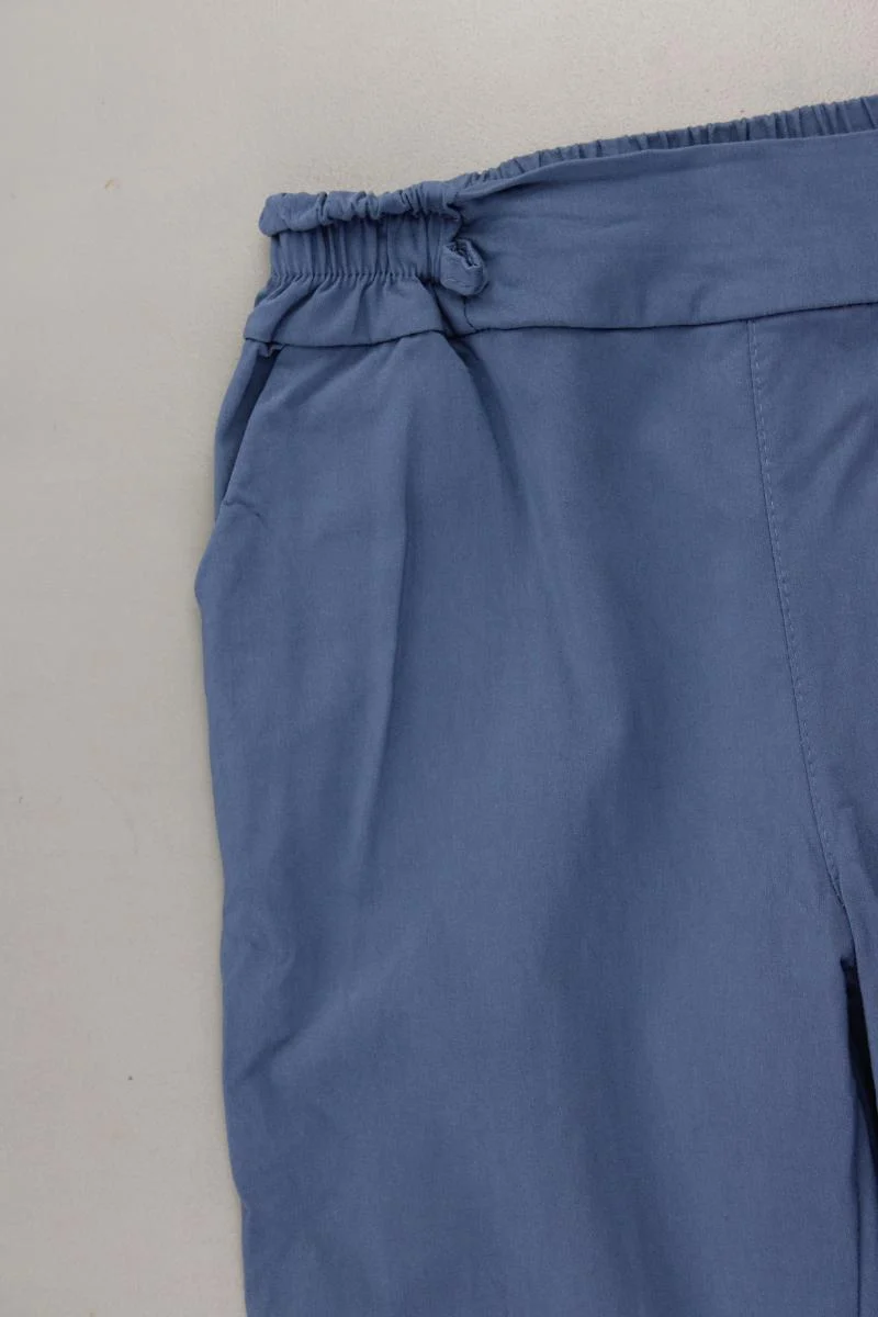 Made in Italy Hose Gr. M blau aus Viskose