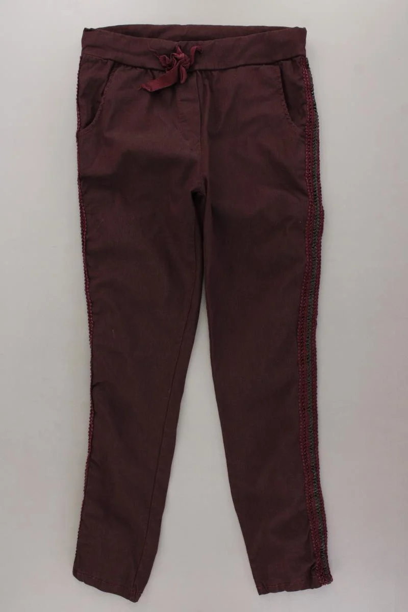 HEIMATLIEBE Hose Gr. M lila aus Baumwolle