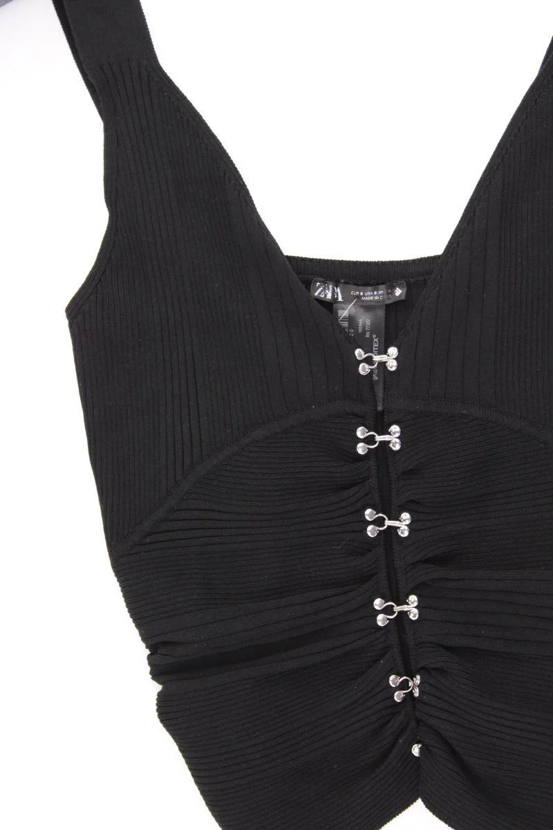 Zara Crop Top Gr. S schwarz