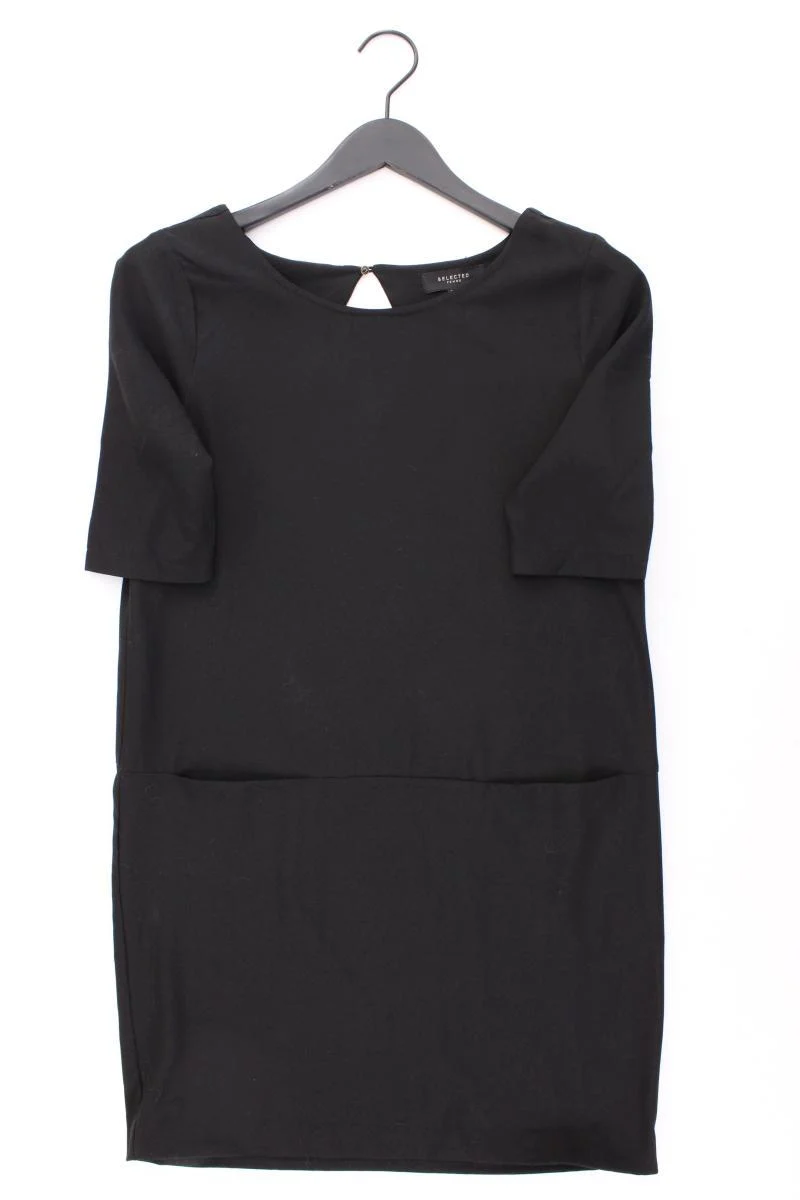 Selected Femme Kurzarmkleid Gr. 34 schwarz