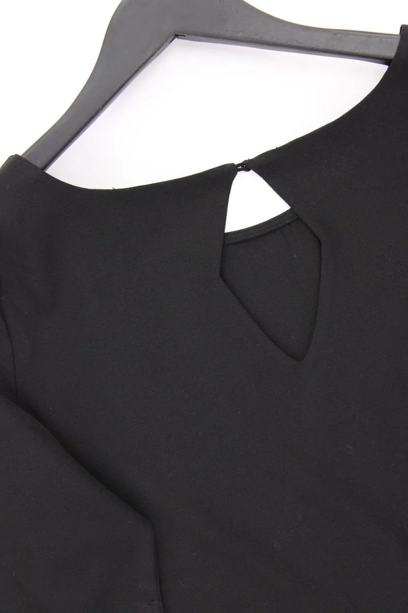 Selected Femme Kurzarmkleid Gr. 34 schwarz