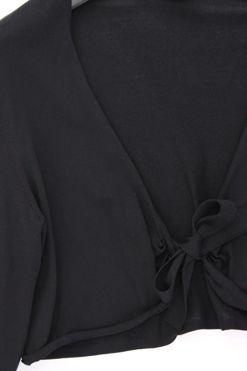 s.Oliver Selection Bolero Jäckchen Gr. 44 neuwertig 3/4 Ärmel schwarz