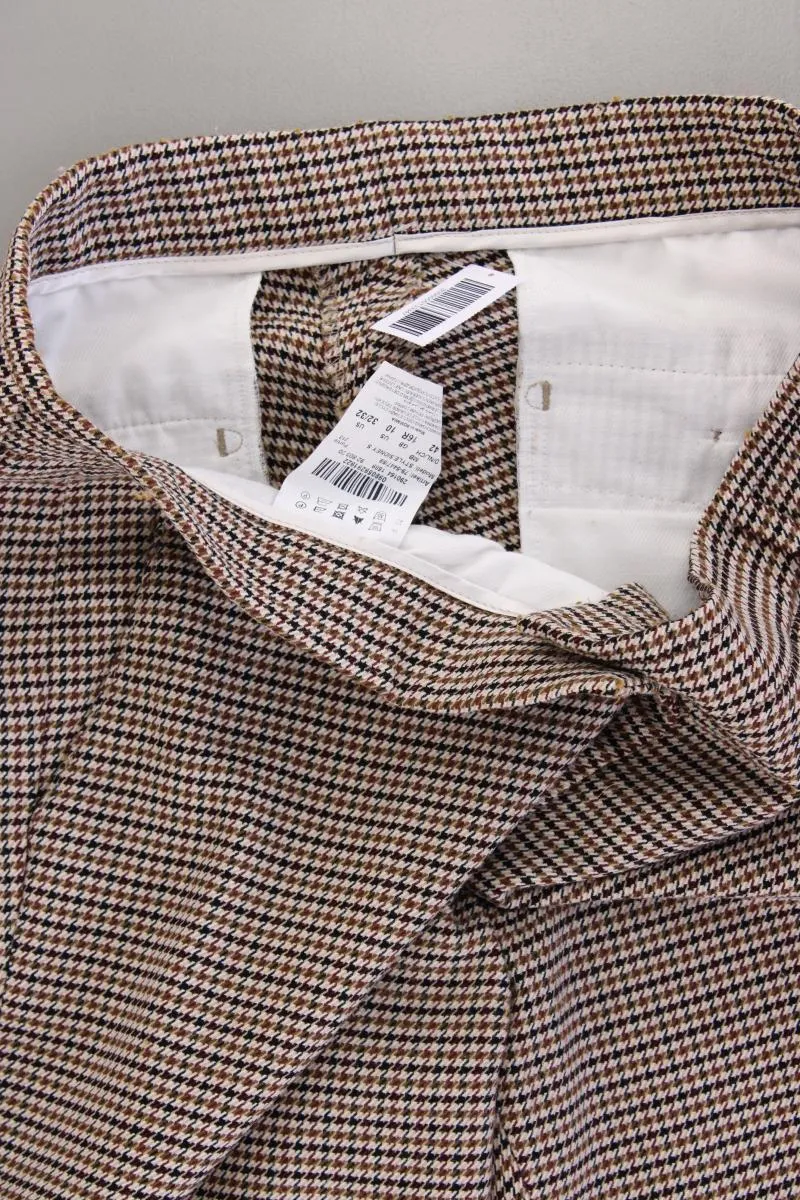Brax Stoffhose Gr. 42 hahnentritt braun aus Polyester