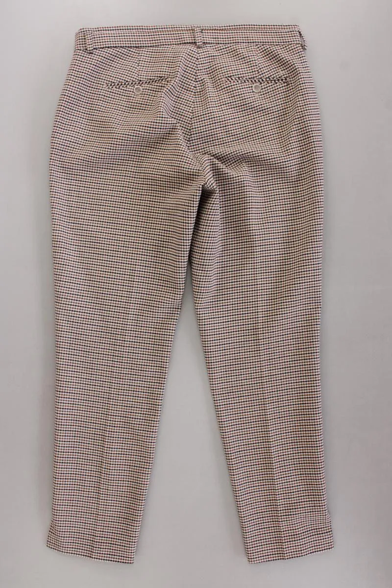 Brax Stoffhose Gr. 42 hahnentritt braun aus Polyester