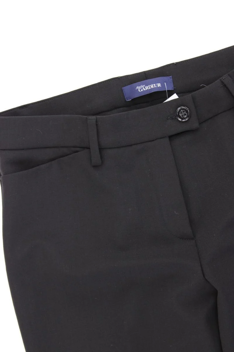 Atelier Gardeur Anzughose Gr. 38 neuwertig schwarz aus Polyester