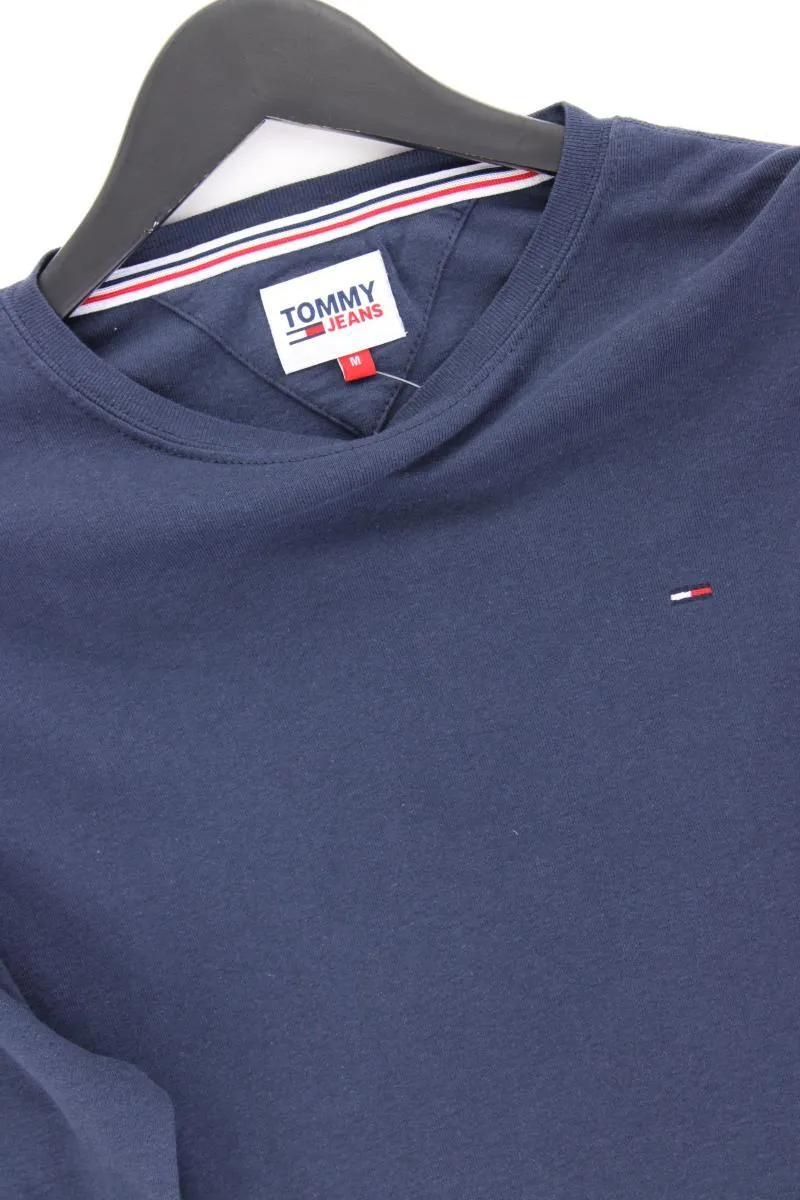 Tommy Jeans Longsleeve-Shirt für Herren Gr. M Langarm blau aus Baumwolle