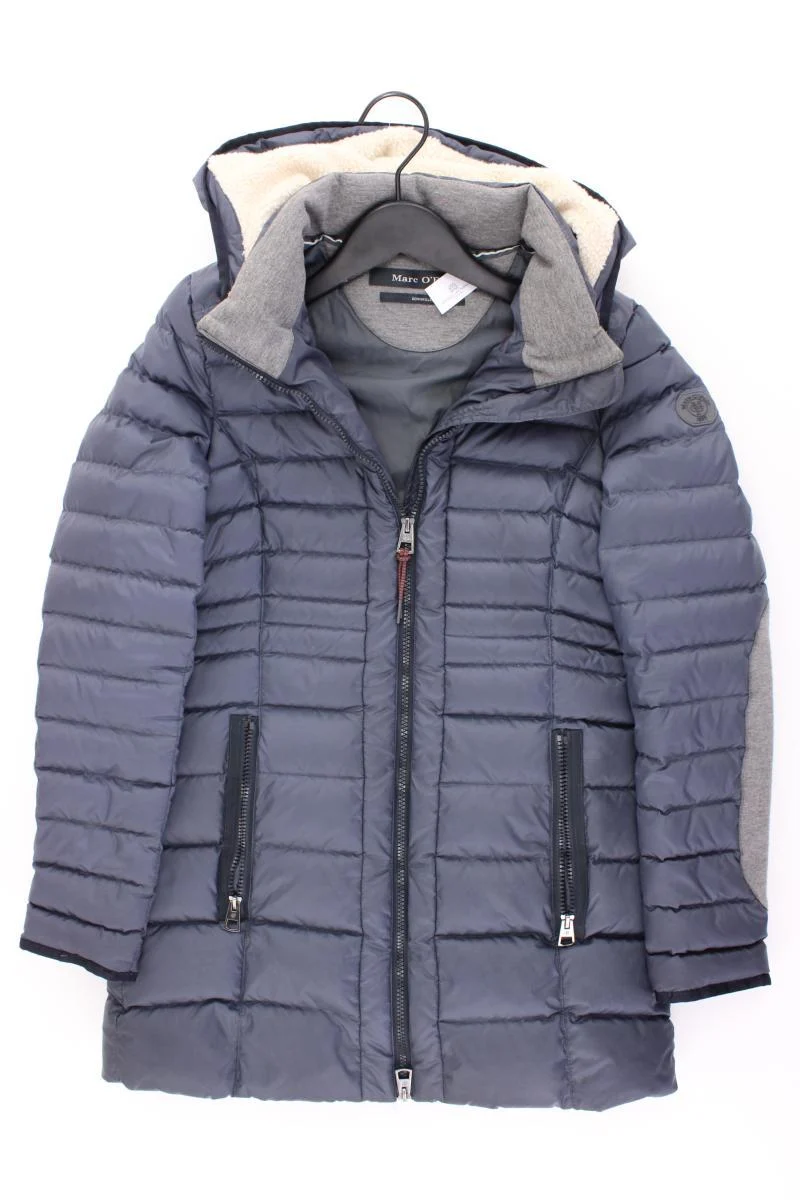 Marc O'Polo Daunenmantel Gr. 34 blau aus Polyester
