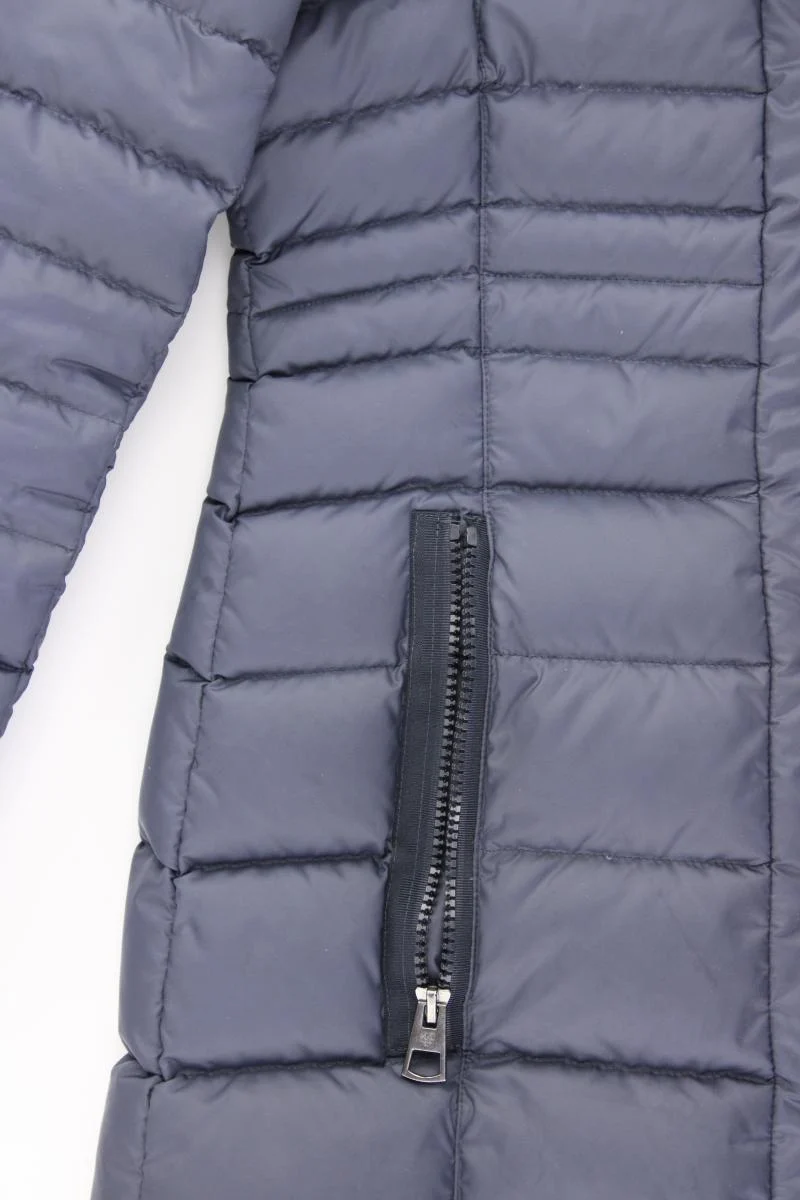 Marc O'Polo Daunenmantel Gr. 34 blau aus Polyester