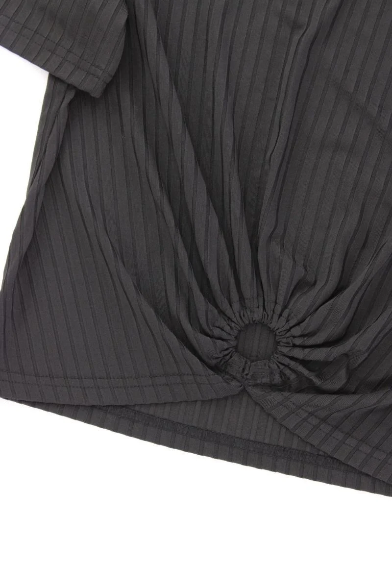 Only Shirt Gr. L Kurzarm schwarz aus Polyester