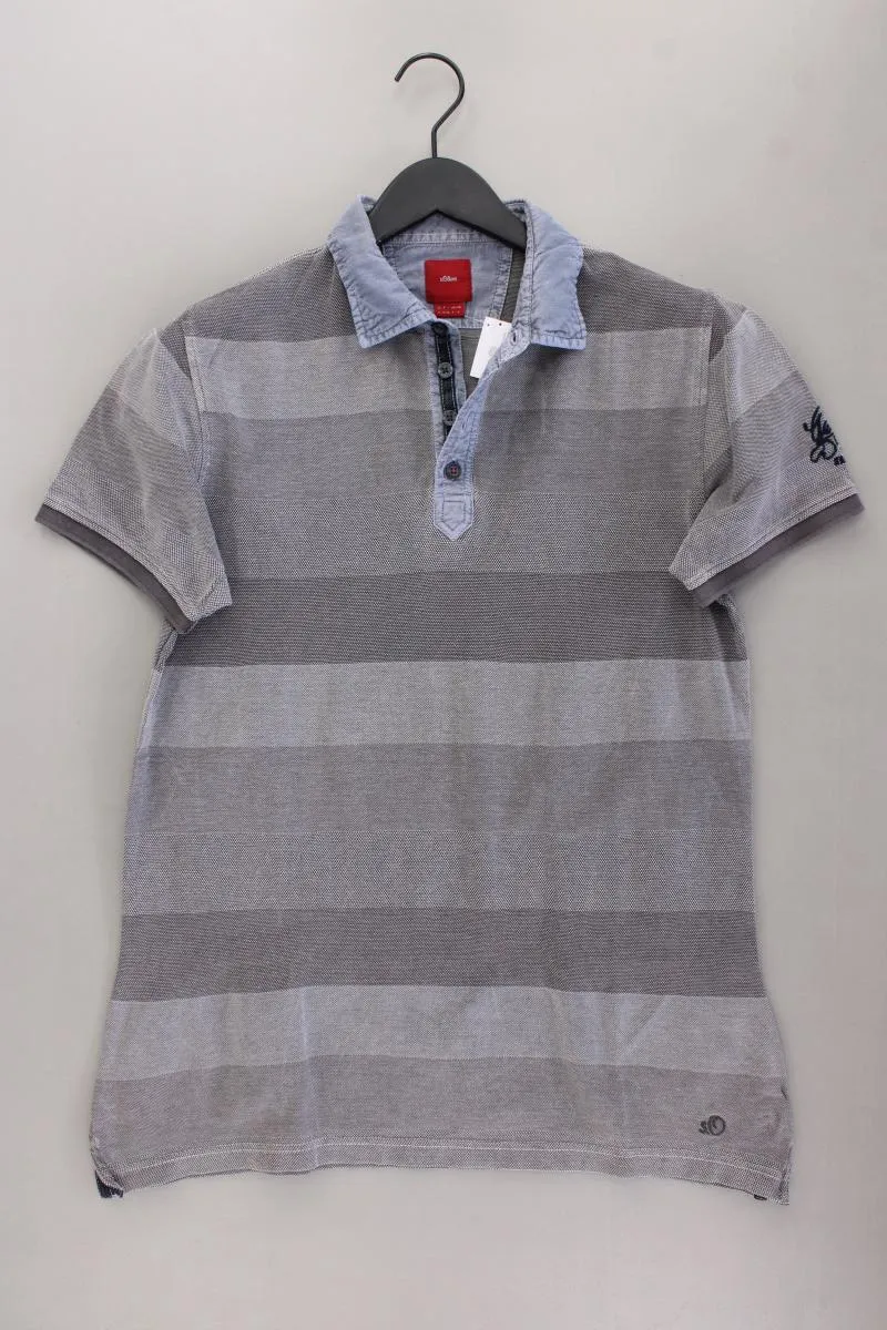 s.Oliver Poloshirt für Herren Gr. L Kurzarm grau