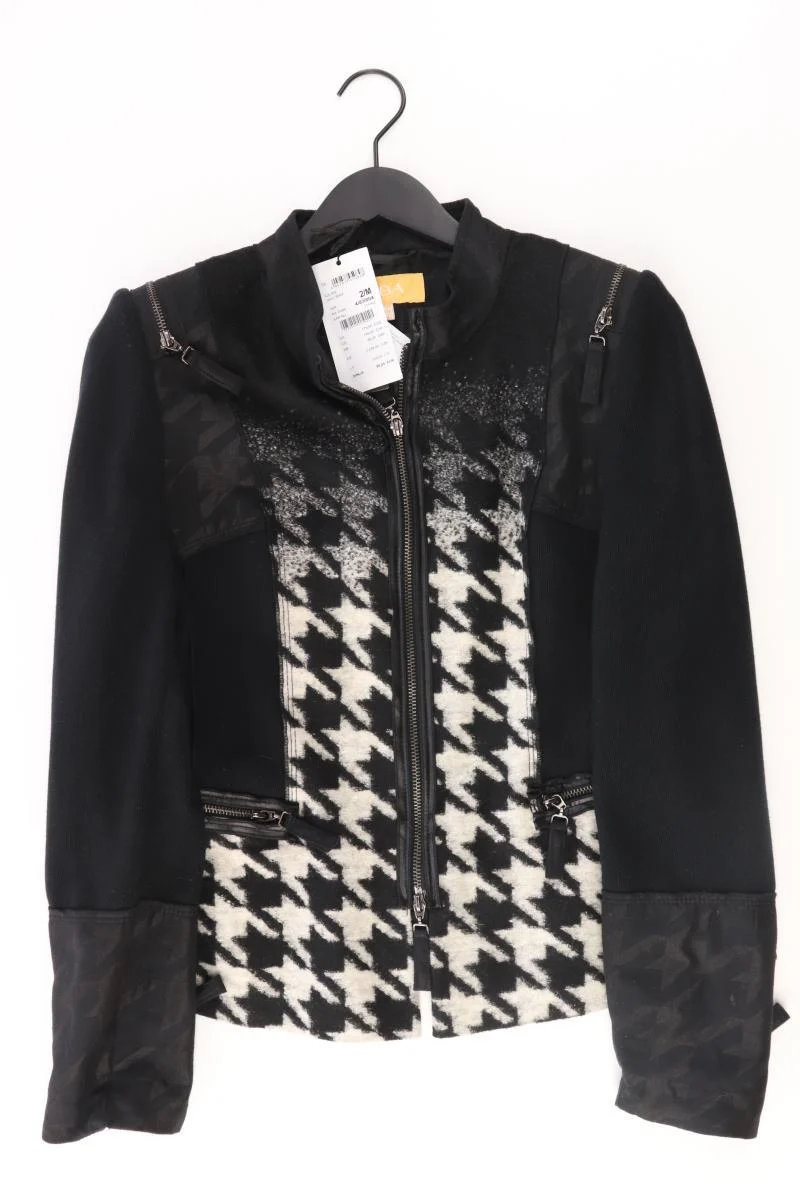 Biba Übergangsjacke Gr. 40 hahnentritt neu mit Etikett Neupreis: 89,95€! schwarz