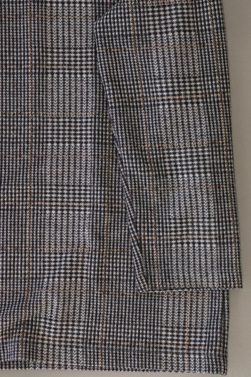 More&More Regular Pullover Gr. 38 kariert grau aus Polyester