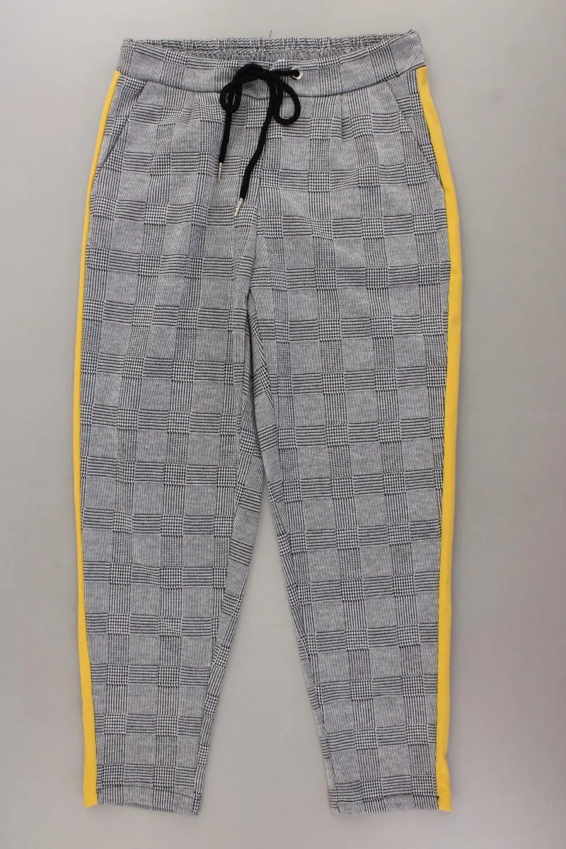 Hailys Stoffhose Gr. M hahnentritt grau aus Polyester