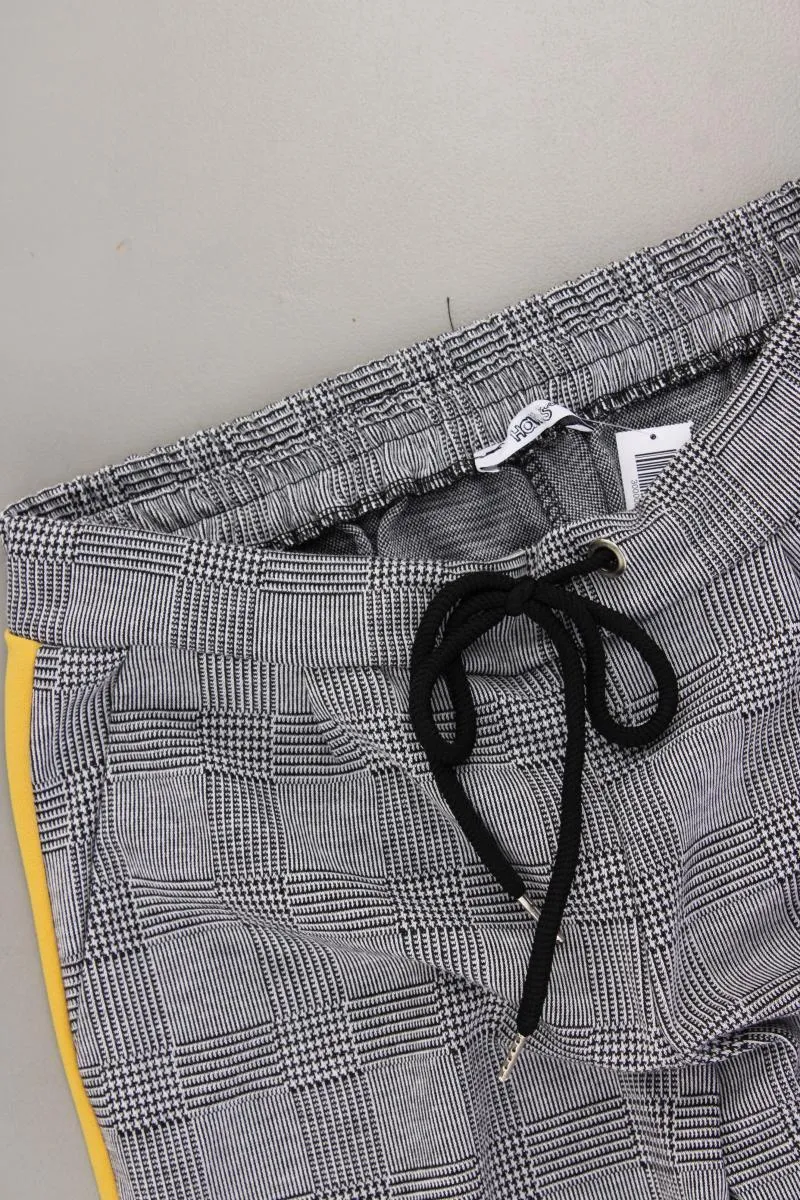Hailys Stoffhose Gr. M hahnentritt grau aus Polyester