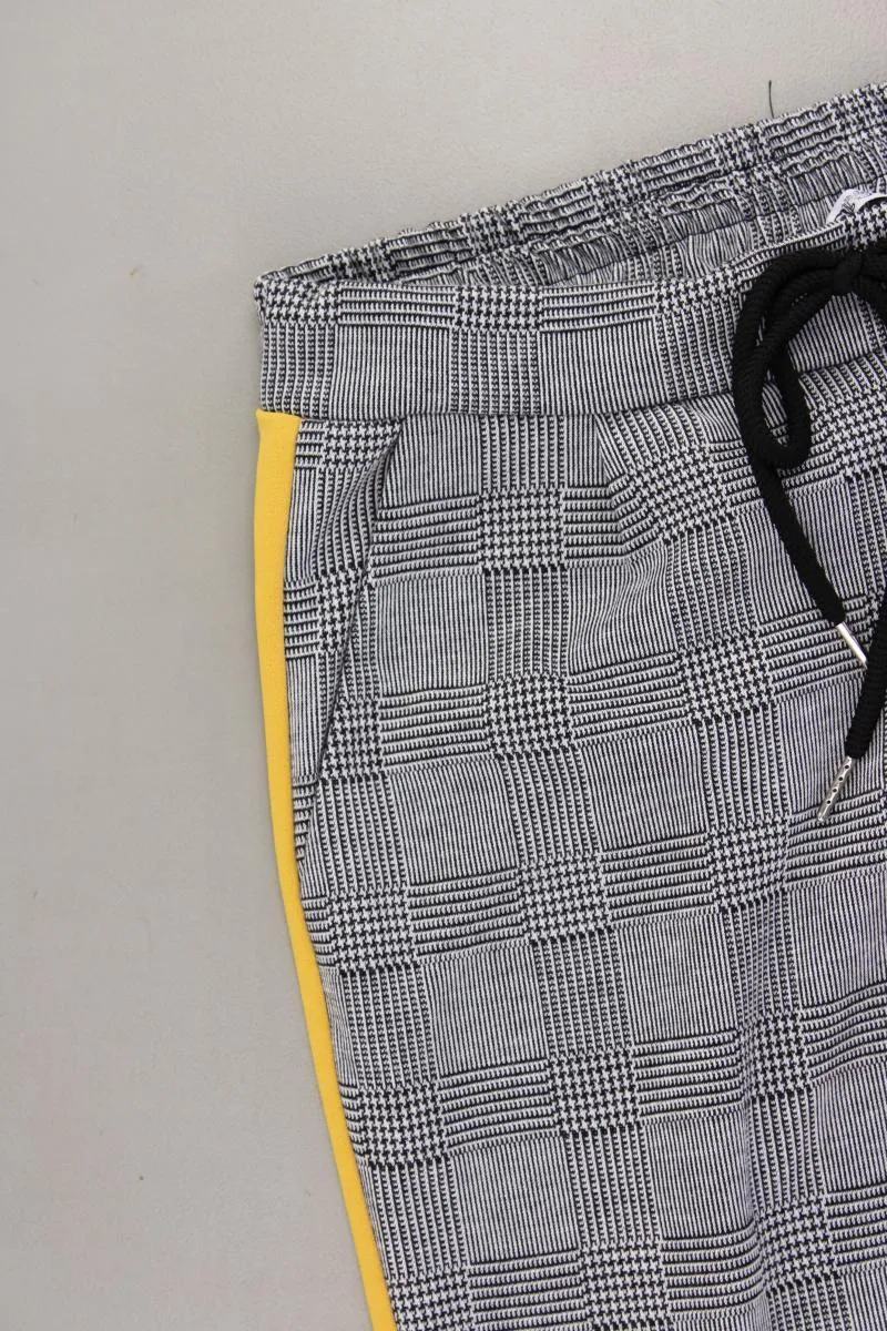 Hailys Stoffhose Gr. M hahnentritt grau aus Polyester