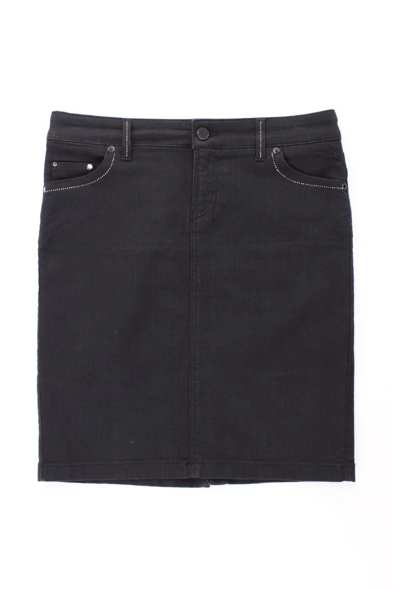 Selection by s.Oliver Rock Gr. 36 schwarz aus Baumwolle