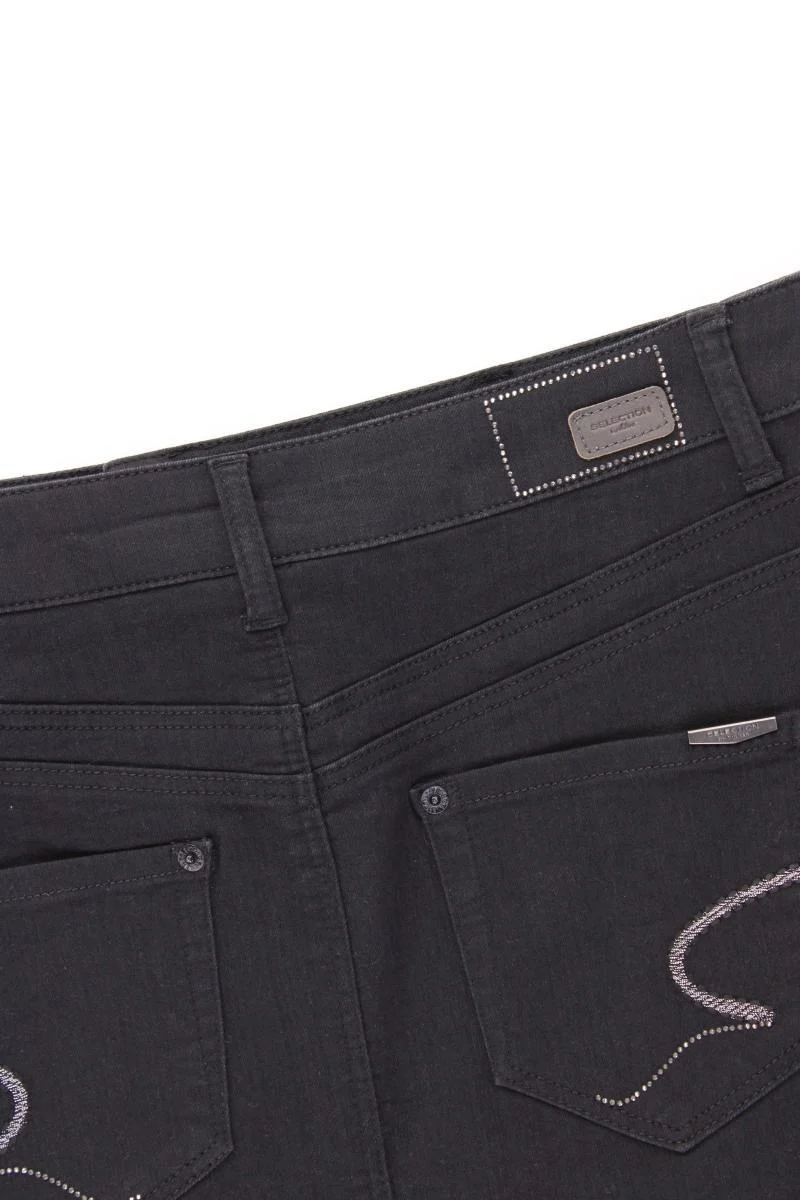 Selection by s.Oliver Rock Gr. 36 schwarz aus Baumwolle