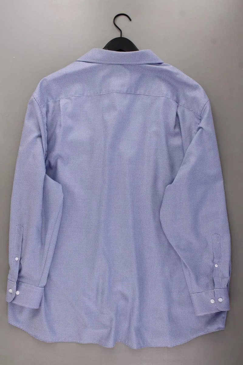 Walbusch Langarmhemd für Herren Gr. Hemdgröße 51/52 blau aus Baumwolle