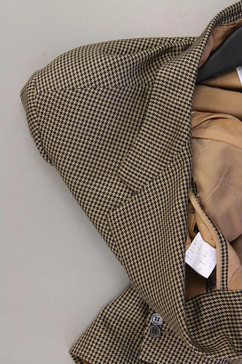 Brioni Longsakko für Herren Gr. Kurzgröße 28 hahnentritt braun aus Seide