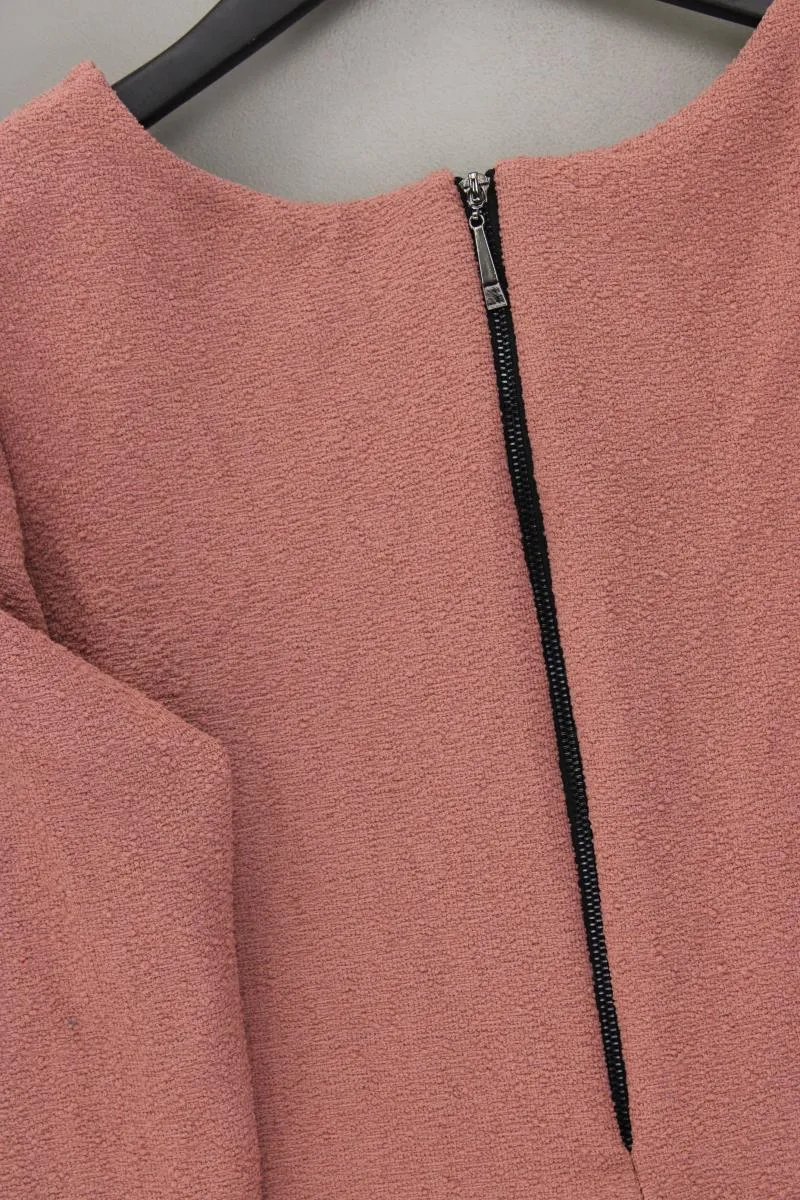 New Collection Bleistiftkleid Gr. M neuwertig Langarm rosa aus Polyester