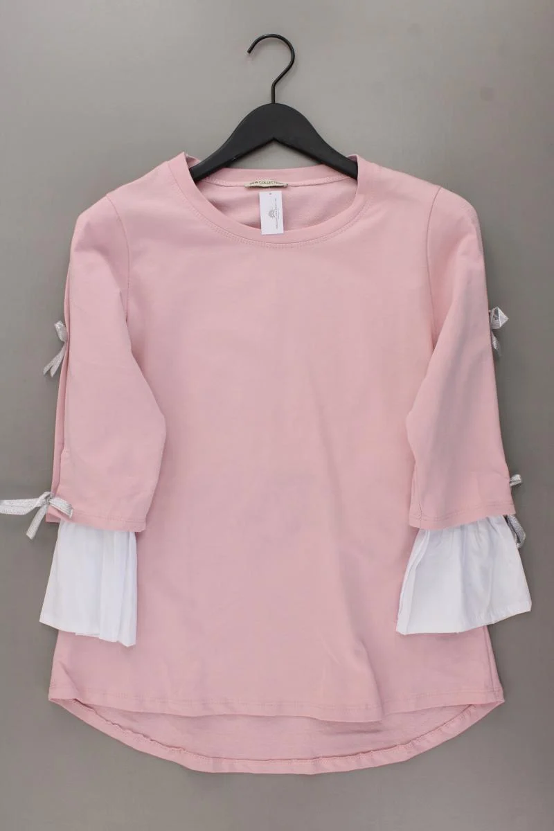 New Collection Pullover Gr. M neuwertig rosa aus Baumwolle