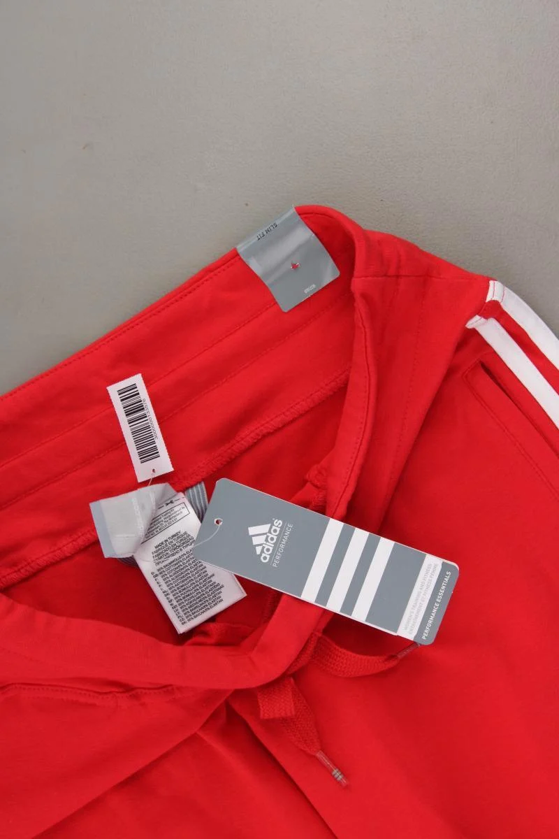 Adidas Sporthose Gr. 36 neu mit Etikett rot aus Baumwolle