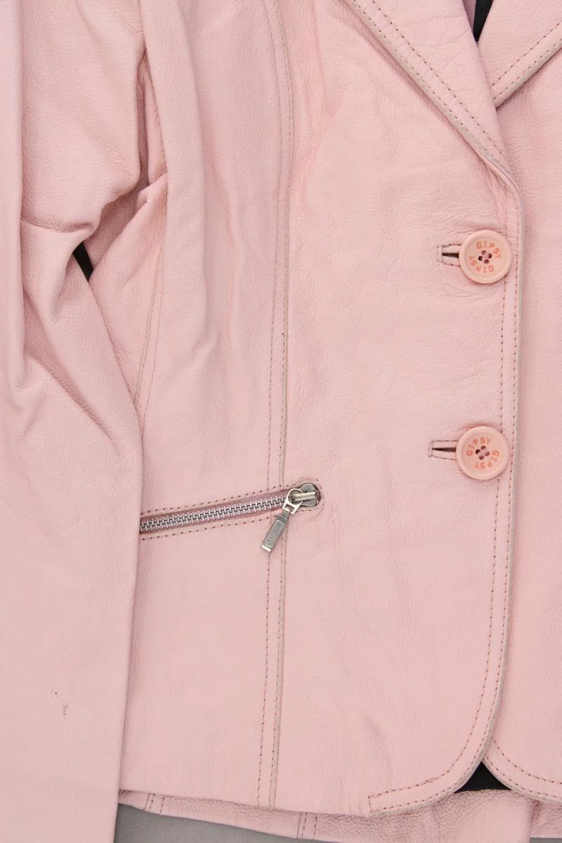 Gipsy Lederjacke Gr. L rosa