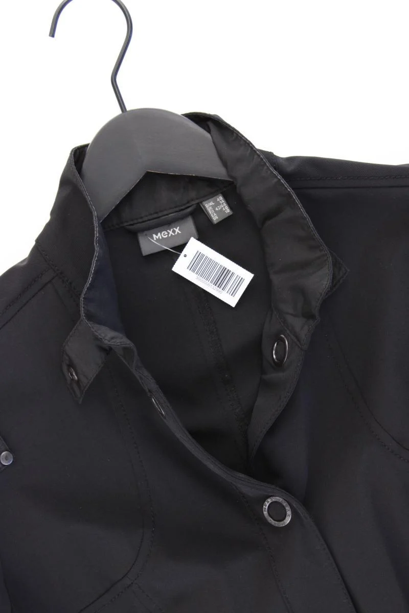 Mexx Übergangsjacke Gr. 40 Vintage schwarz aus Nylon